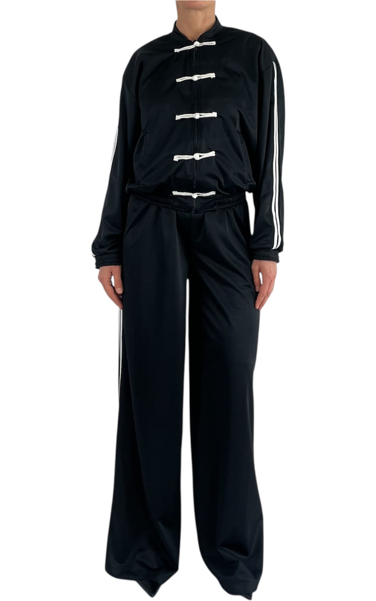 Susymix – Pantalone tuta oriental style – Nero