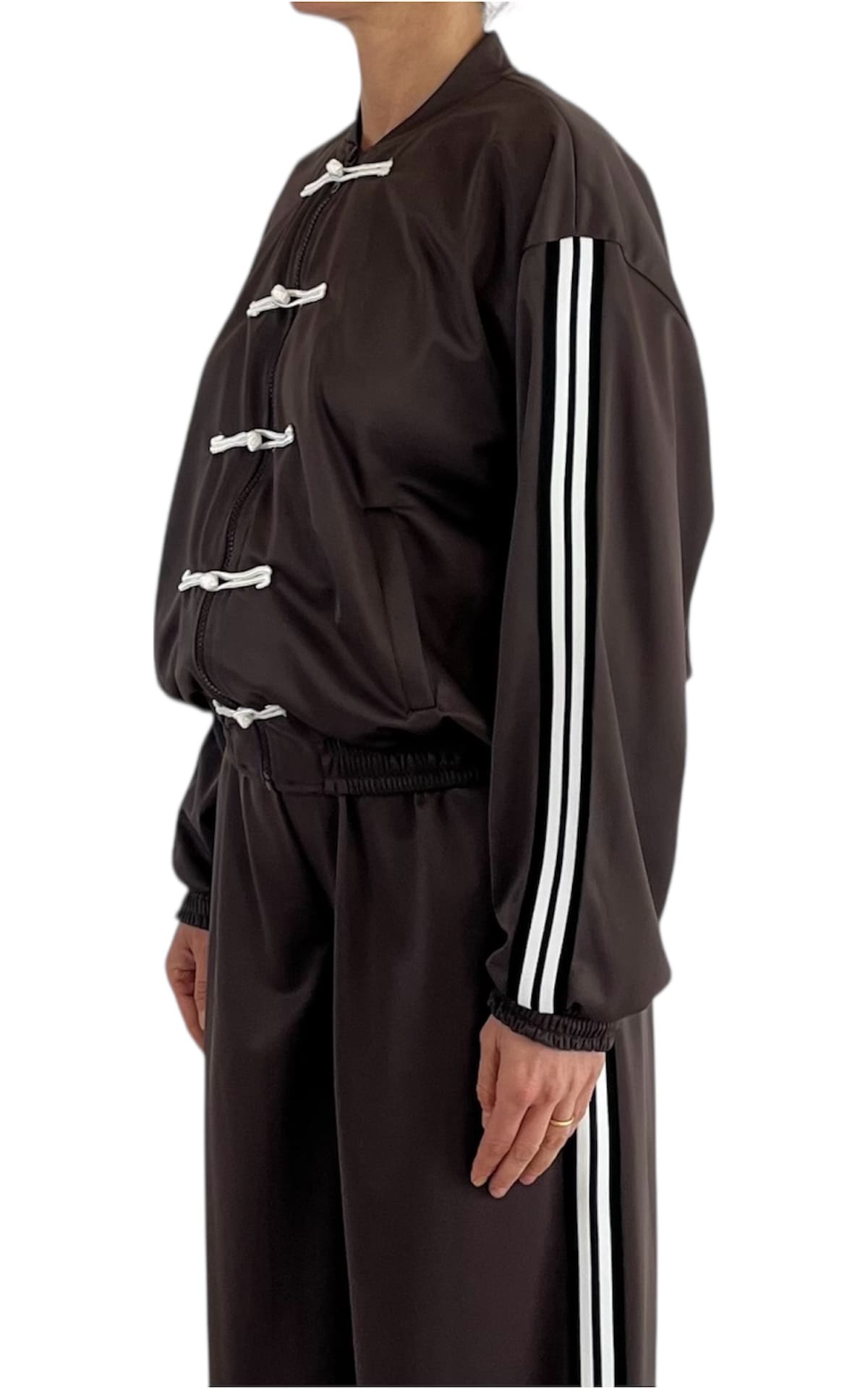 Susymix – Giacca tuta oriental style – Moro