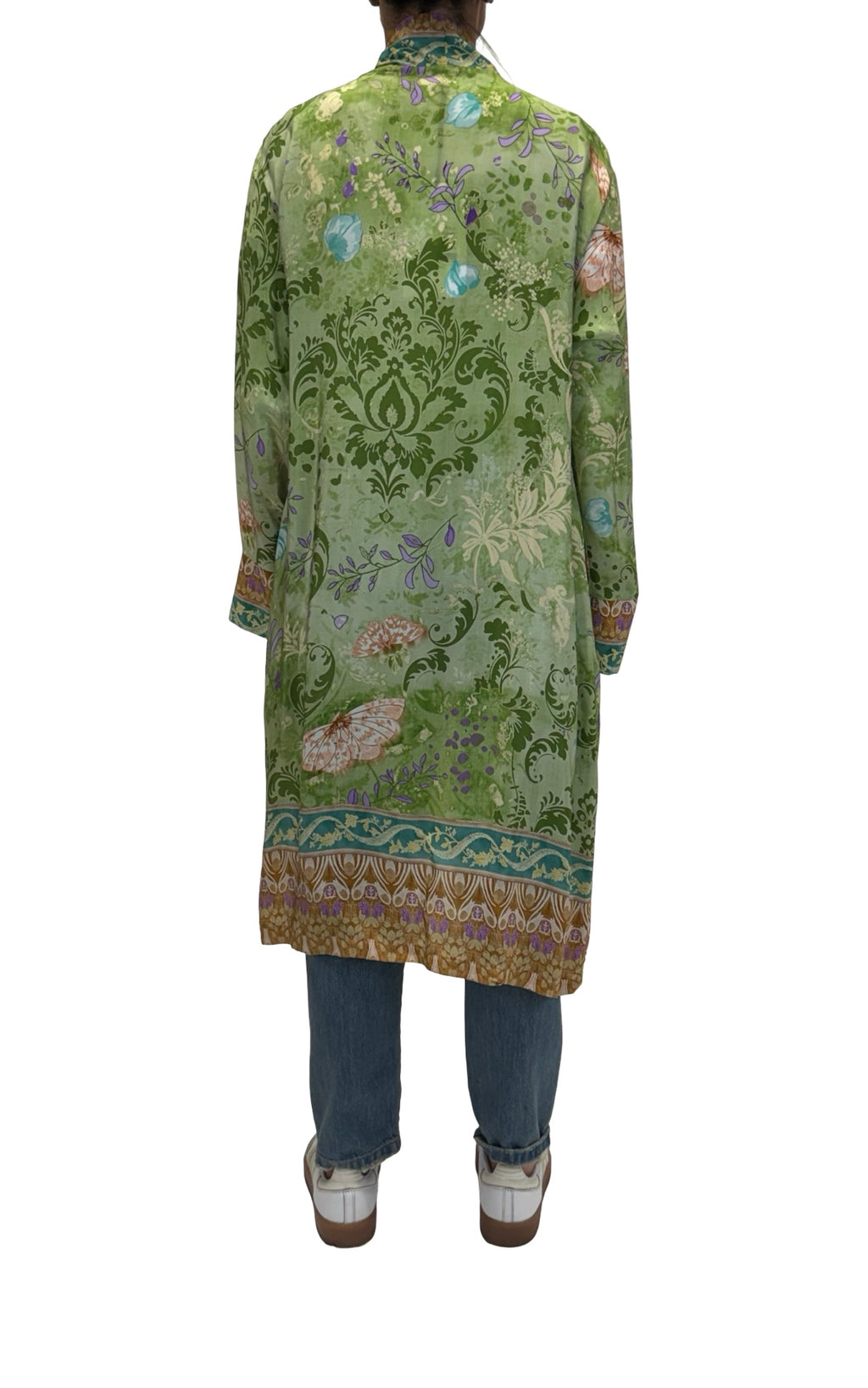 WU'SIDE - Kimono lungo - Verde mela