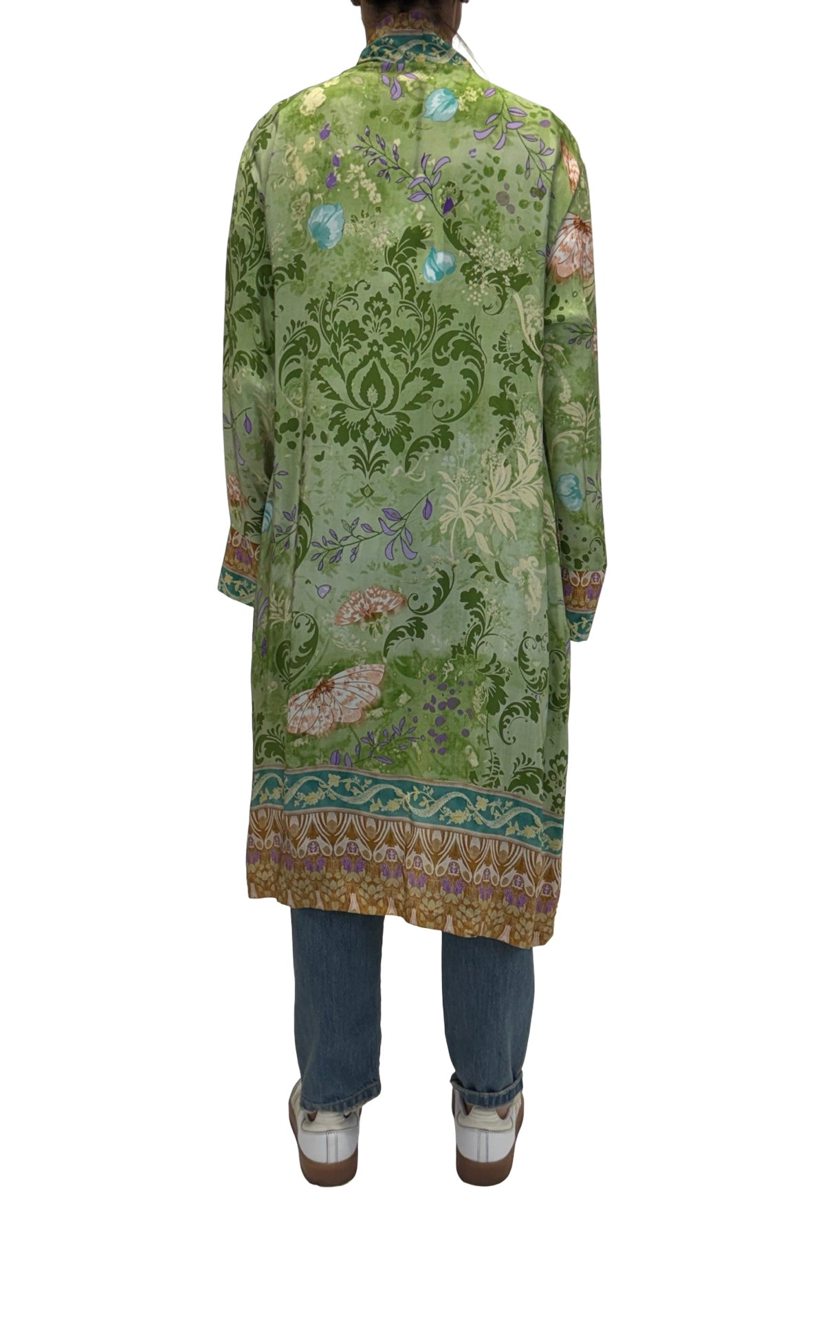 WU'SIDE - Kimono lungo - Verde mela