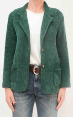 Susan Di - Giacca in velluto - Verde