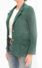 Susan Di - Giacca in velluto - Verde