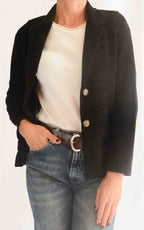 Susan Di - Giacca in velluto - Nero