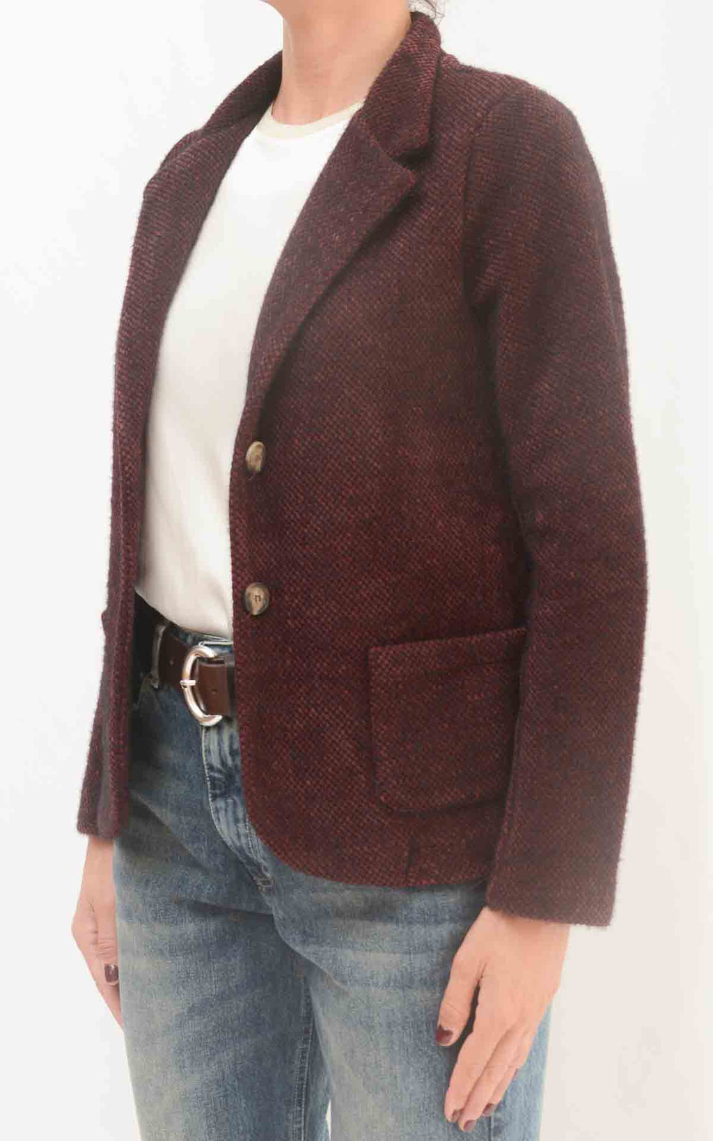 Susan Di - Giacca sale e pepe ciniglia - Barolo