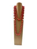 OFF-ON - Collana palline in raso - Corallo