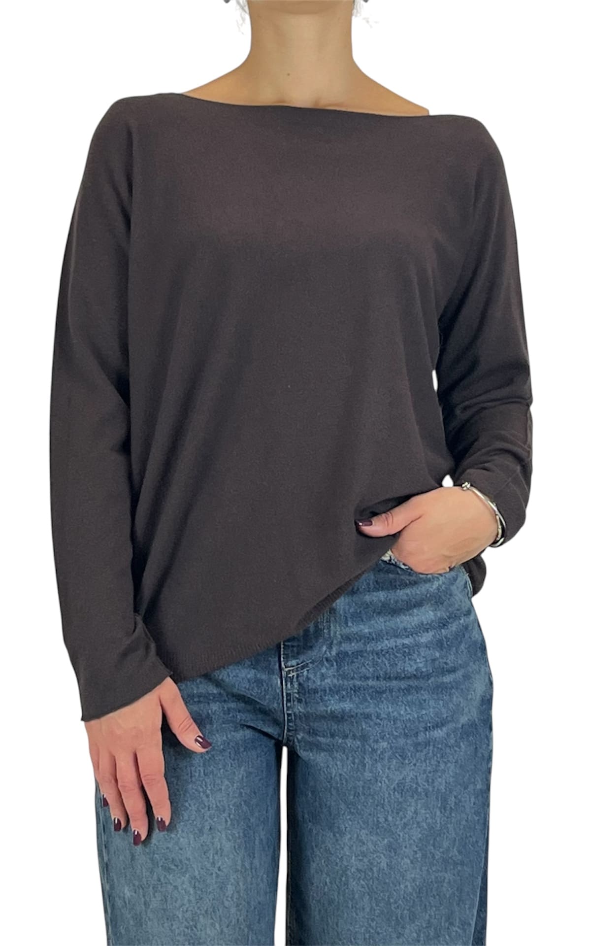 Initial - Maglia over - Moro
