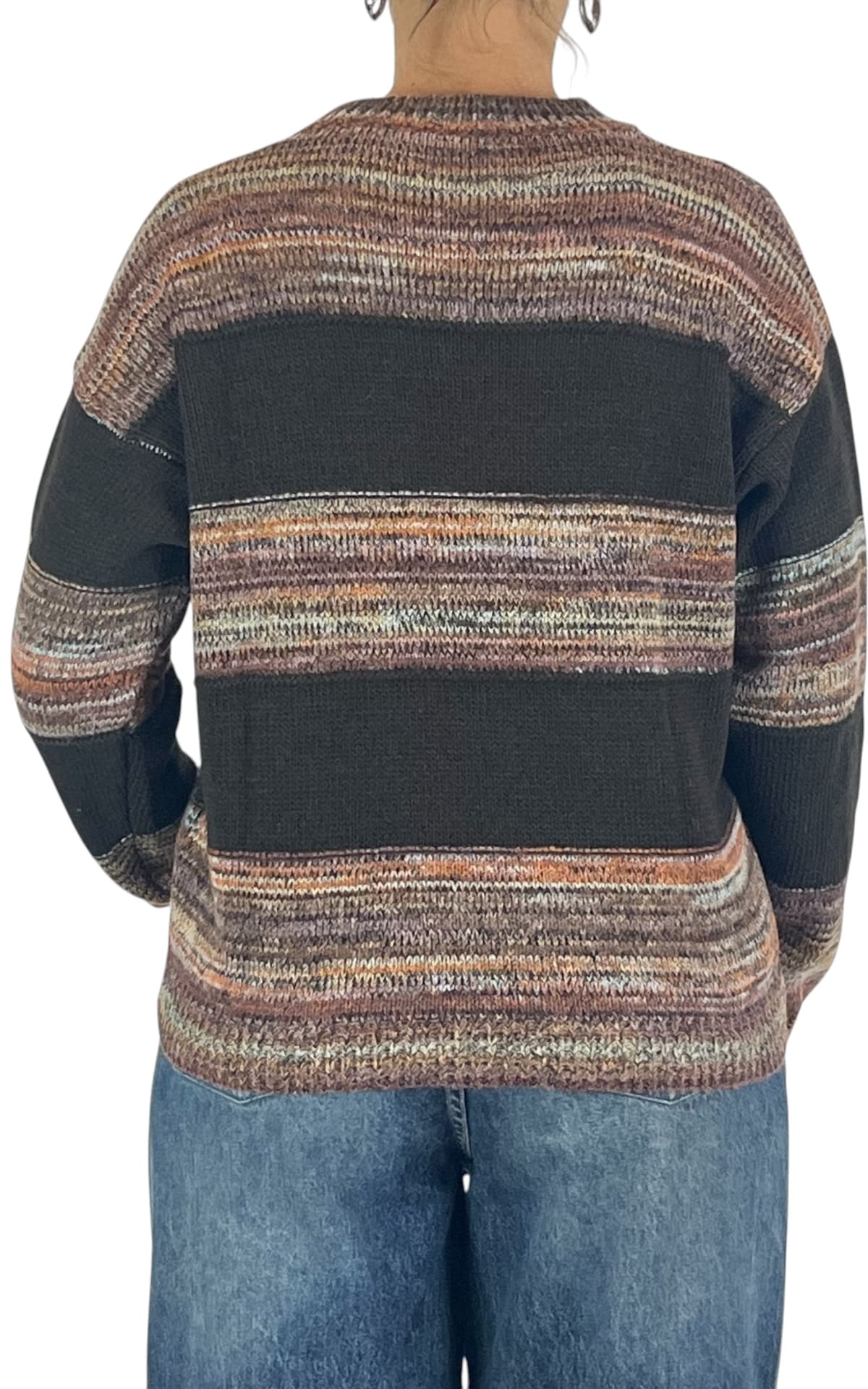 Off-On - Maglia multicor righe - Moro