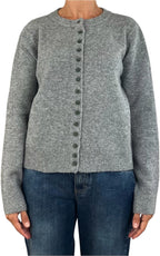Compañía Fantástica - Cardigan grigio con bottoni colorati - Grigio