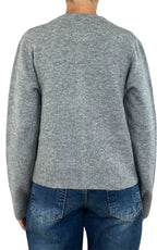 Compañía Fantástica - Cardigan grigio con bottoni colorati - Grigio