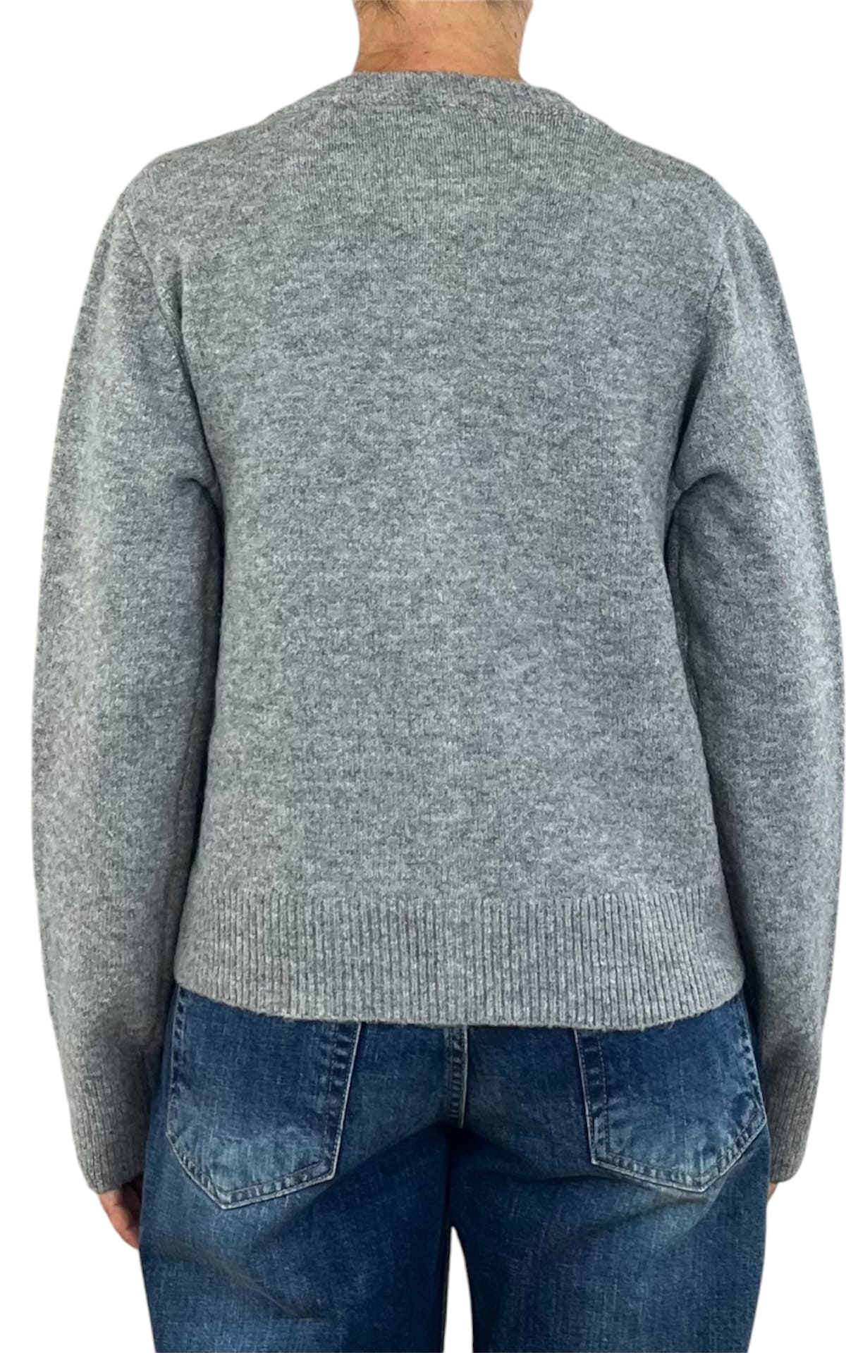 Compañía Fantástica - Cardigan grigio con bottoni colorati - Grigio