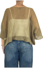 Initial - Maglia mohair over - Olio