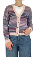 Off-on - Cardigan multicolore - Rosa / lilla