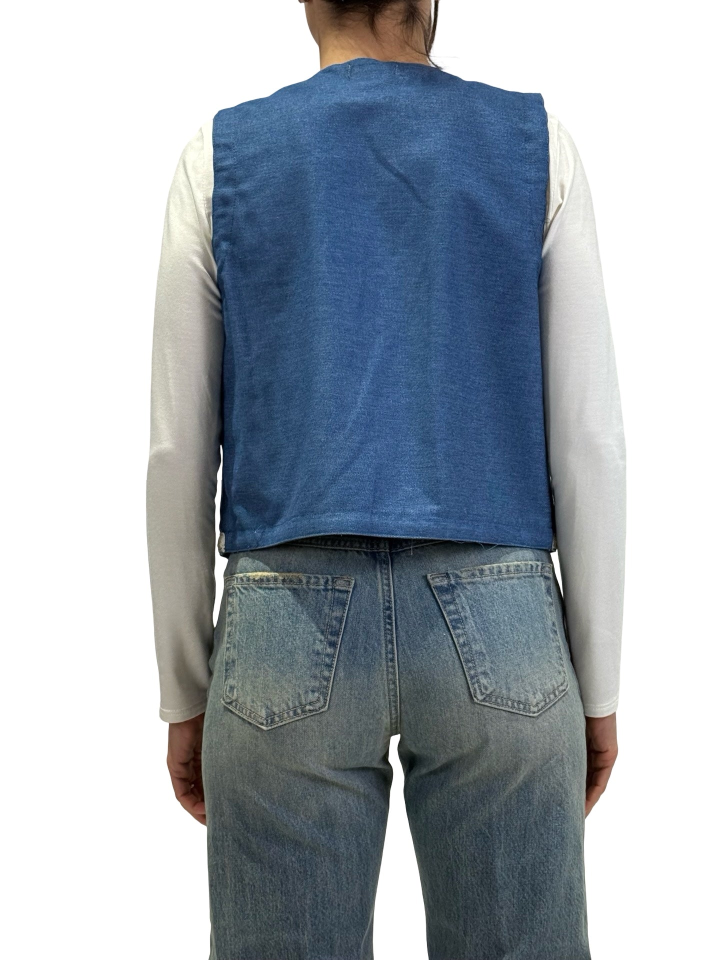 Susymix - Gilet con ricami - Denim