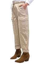 Susymix - Pantalone con laccio - Beige