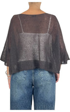 Initial - Maglia mohair over - Moro