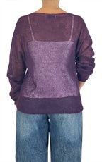 Initial - Maglia mohair over - Barolo