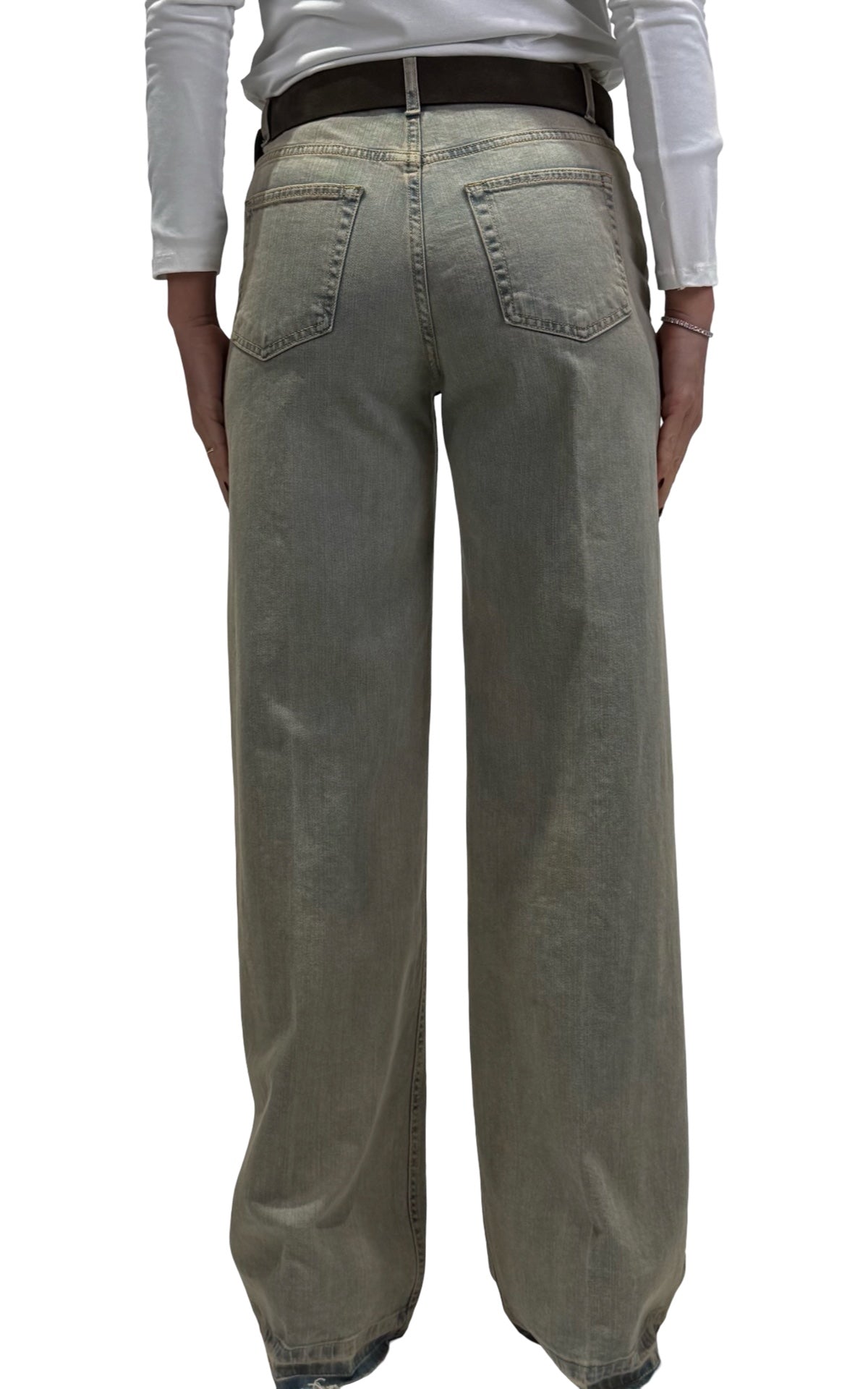 Susymix - Jeans palazzo - Denim sabbiato