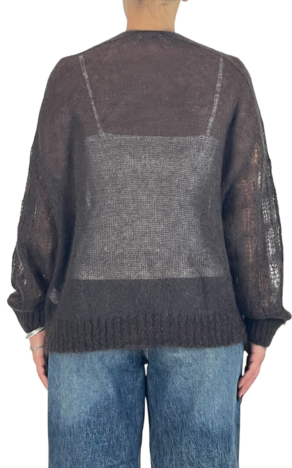 Initial - Cardigan mohair - Moro