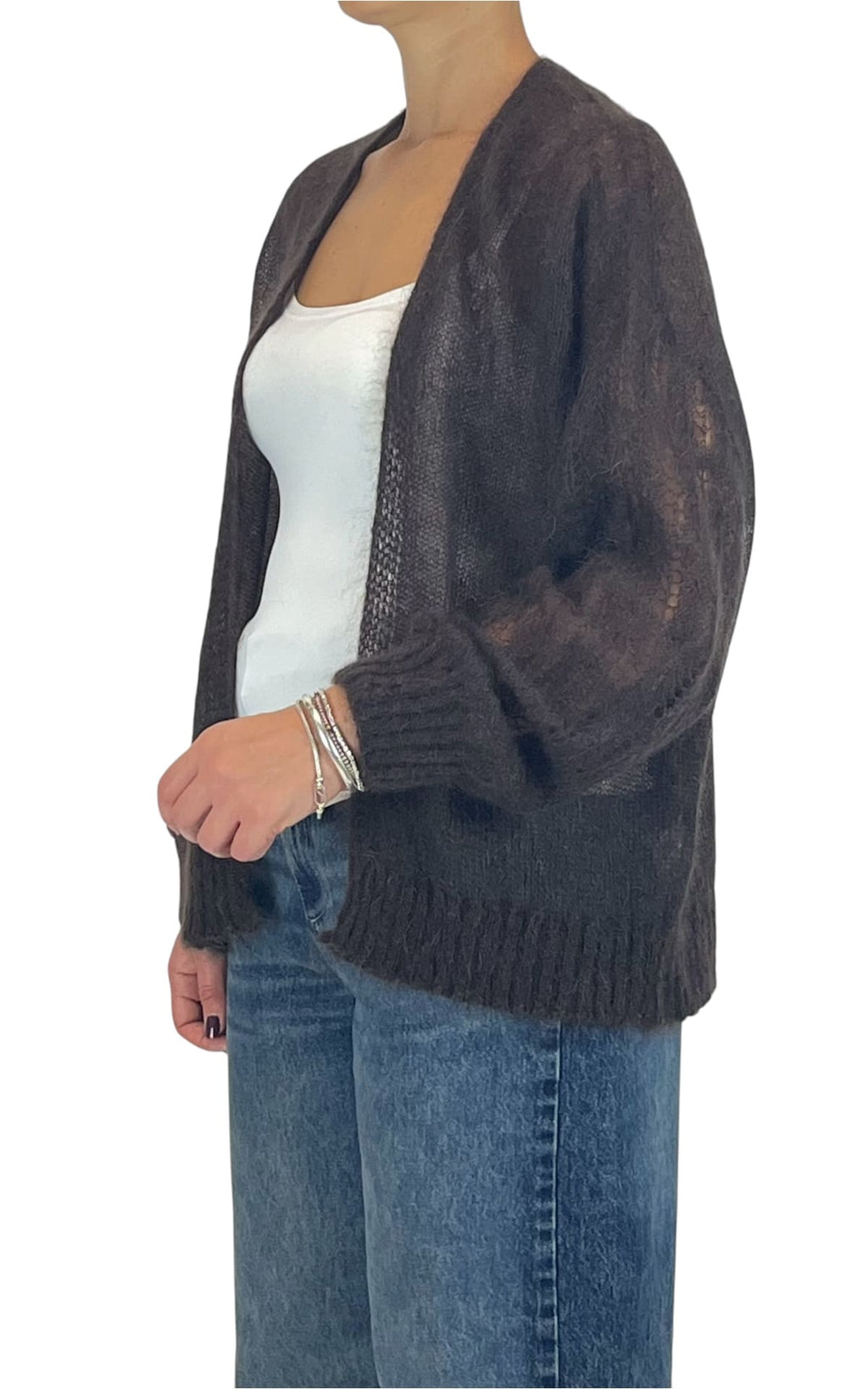 Initial - Cardigan mohair - Moro