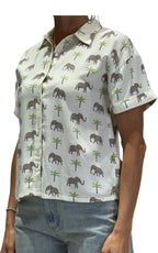 Compañía Fantástica - Camicia elefanti e palme - Burro