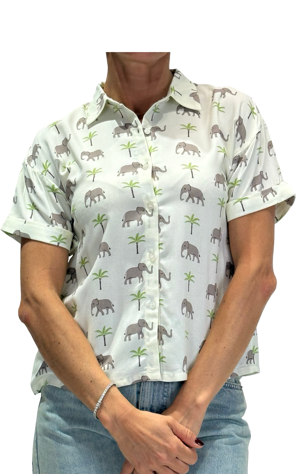 Compañía Fantástica - Camicia elefanti e palme - Burro