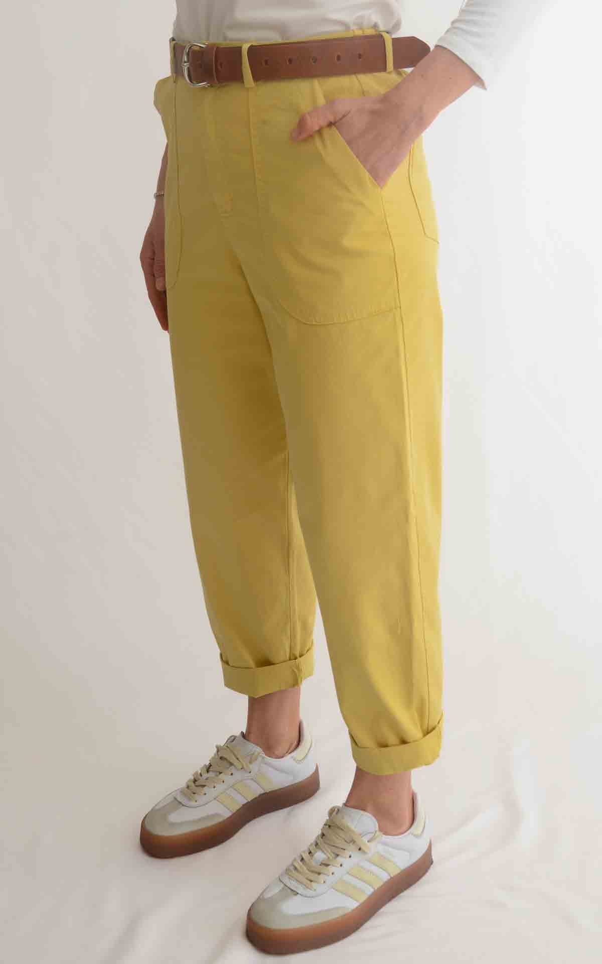 OFF - ON - Pantalone Lory - Giallo