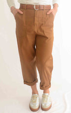 OFF - ON - Pantalone Lory - Tabacco
