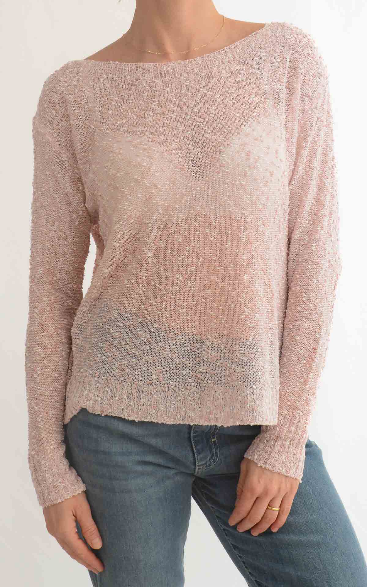 OFF - ON - Maglia nodini - Rosa