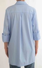 OFF - ON - Camicia over tinta unita - Azzurro