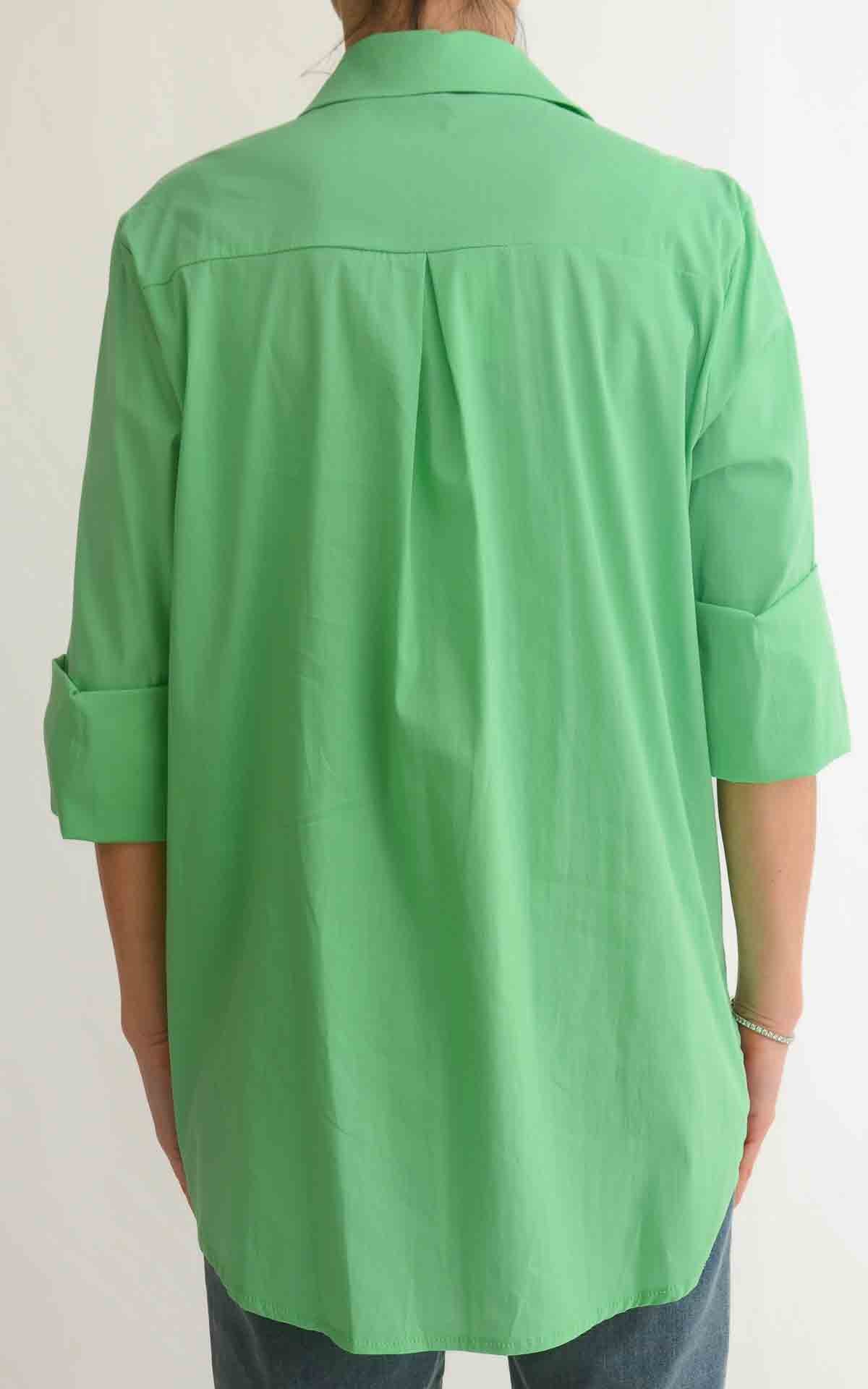 OFF - ON - Camicia over tinta unita - Menta