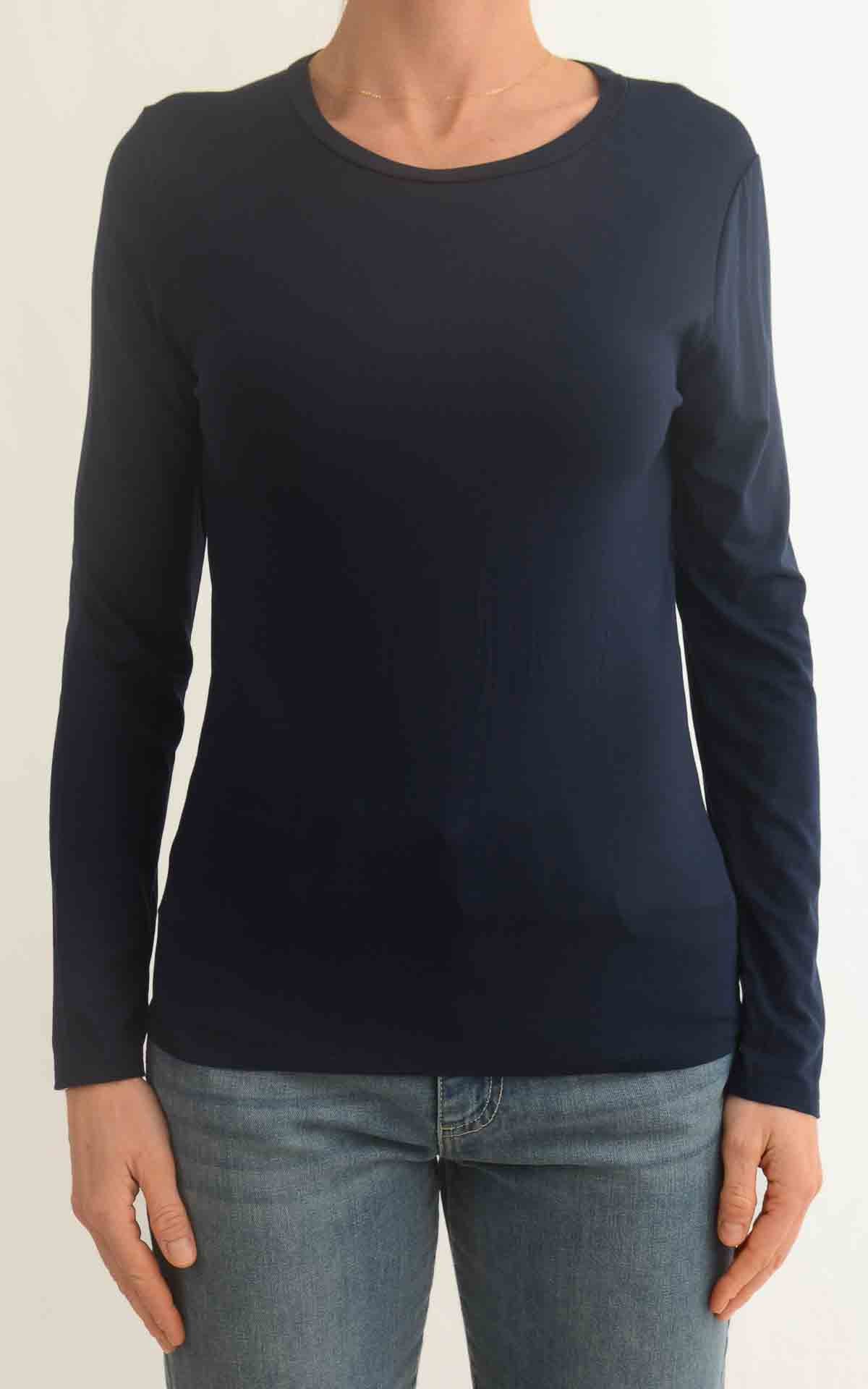 Initial - T-shirt tinta unita - Blu