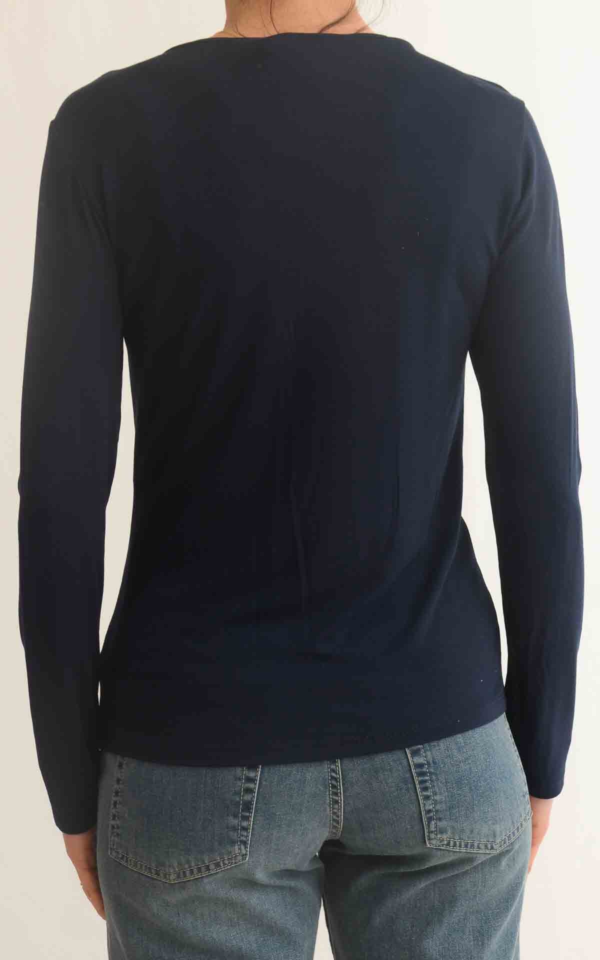 Initial - T-shirt tinta unita - Blu