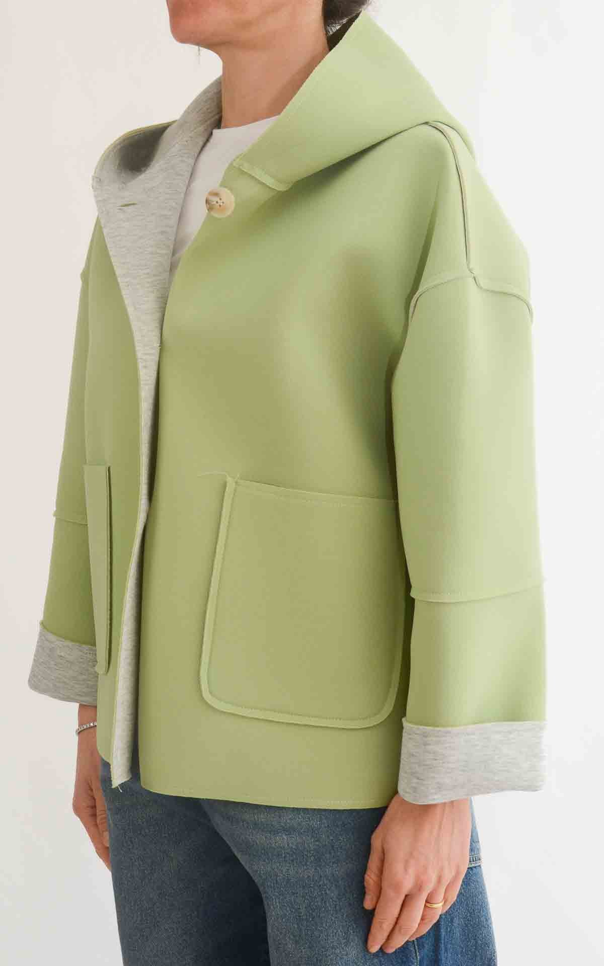 OFF-ON – Giacca in neoprene – Verde mela