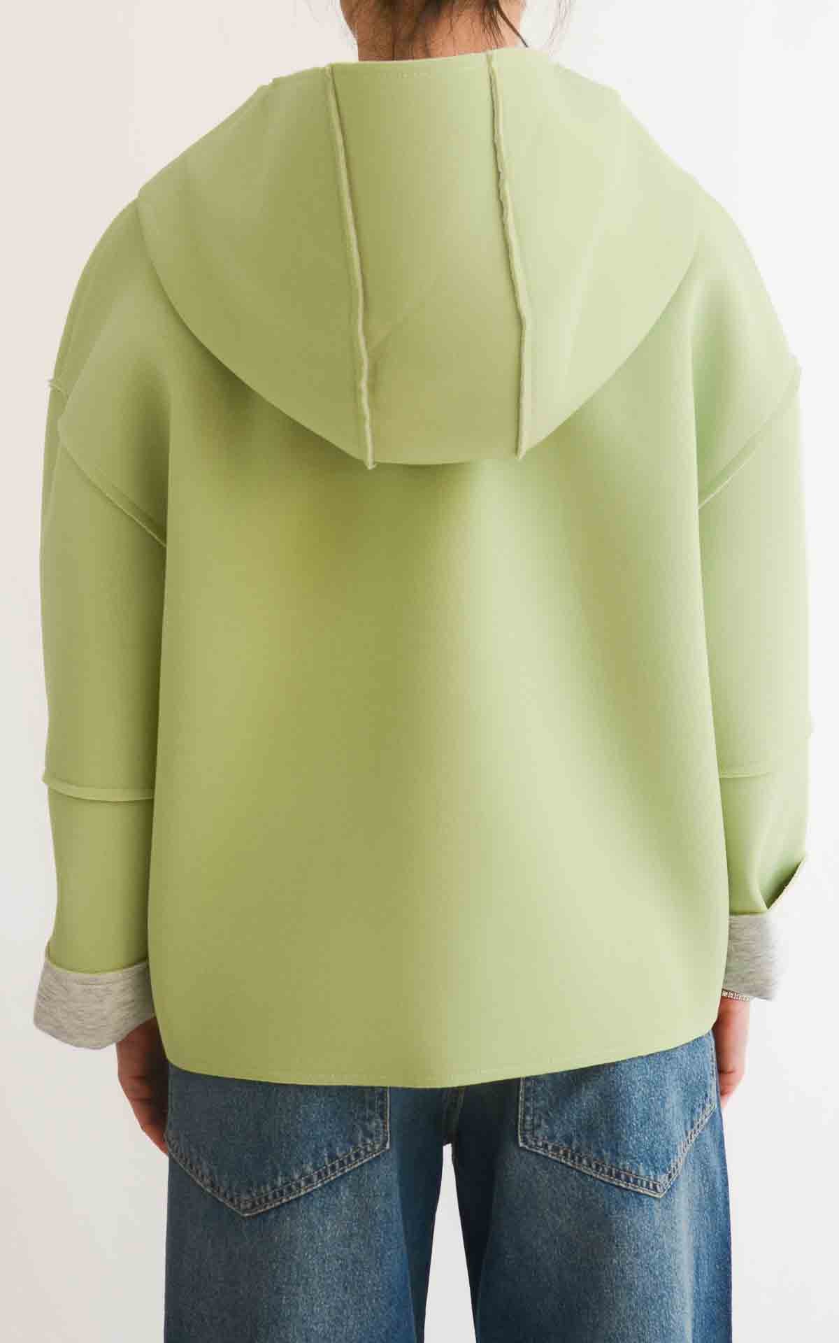 OFF-ON – Giacca in neoprene – Verde mela