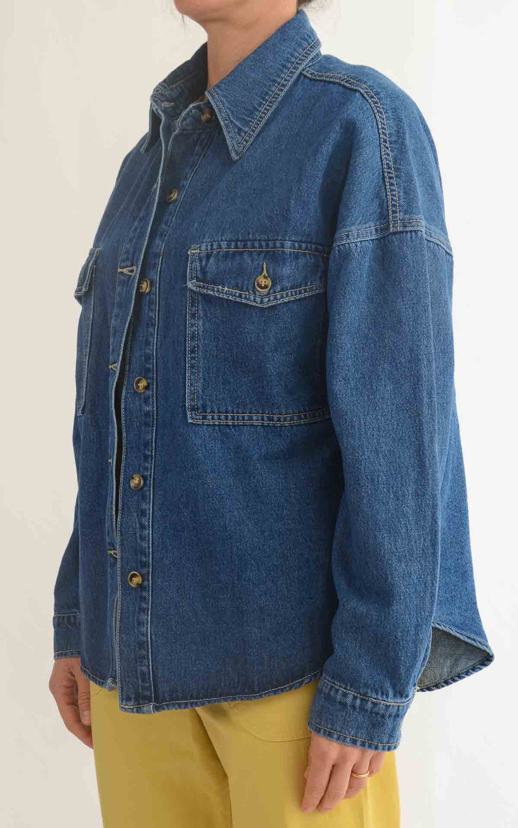 OFF-ON - Camicia / giacca di jeans - Denim scuro