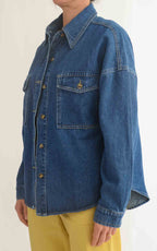 OFF-ON - Camicia / giacca di jeans - Denim scuro