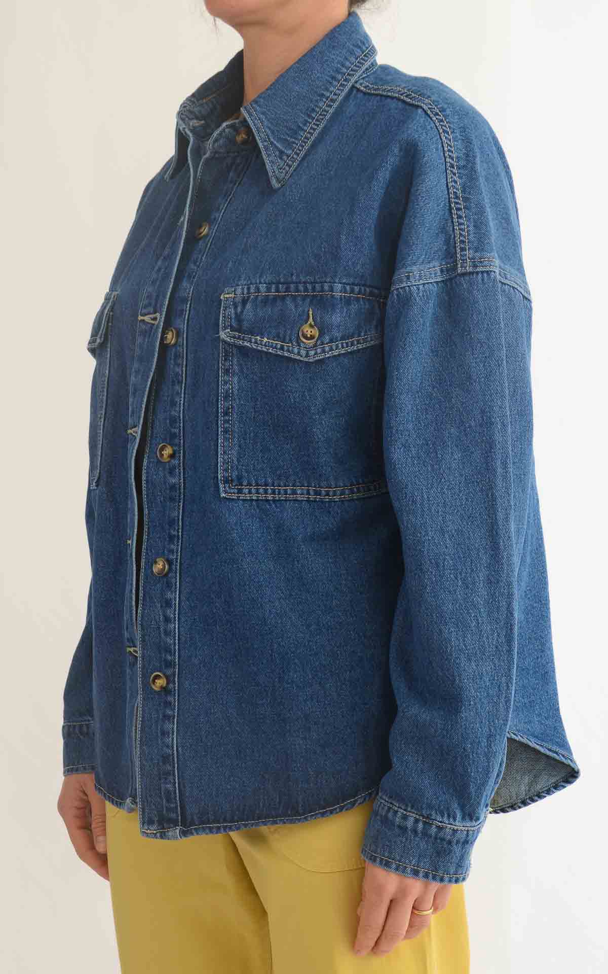 OFF-ON - Camicia / giacca di jeans - Denim scuro