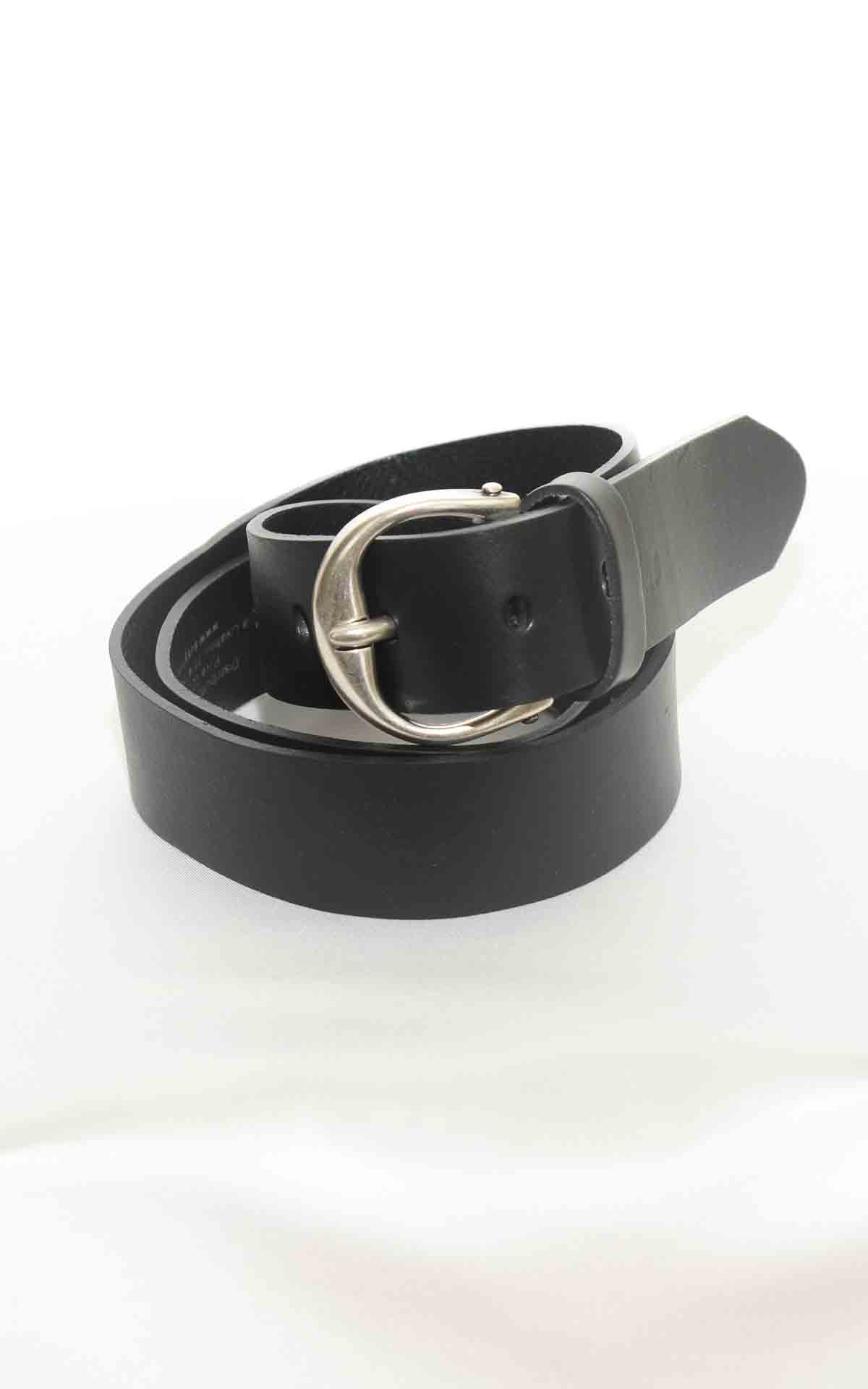 Susymix – Cintura in pelle fibbia argento – Nero