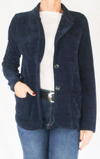 Susan Di - Giacca in velluto - Blu