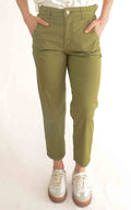 Eco - Pantalone - Pantalone regular bottone gioiello - Verde