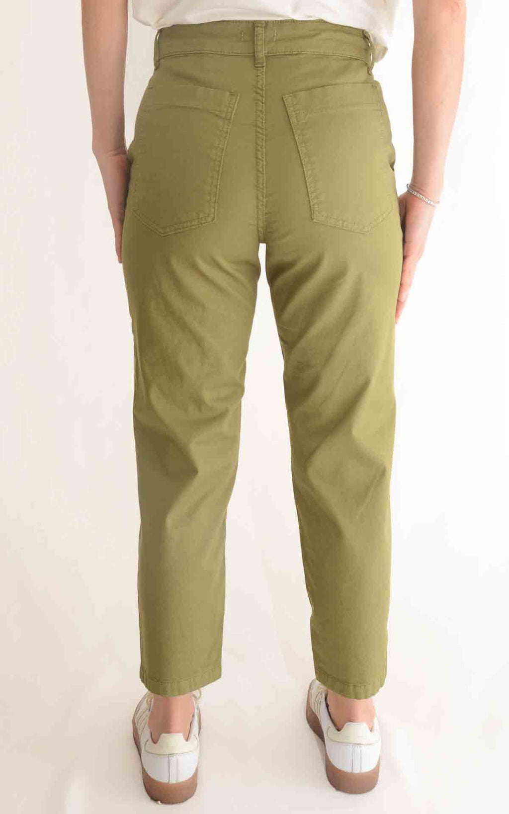 Eco - Pantalone - Pantalone regular bottone gioiello - Verde
