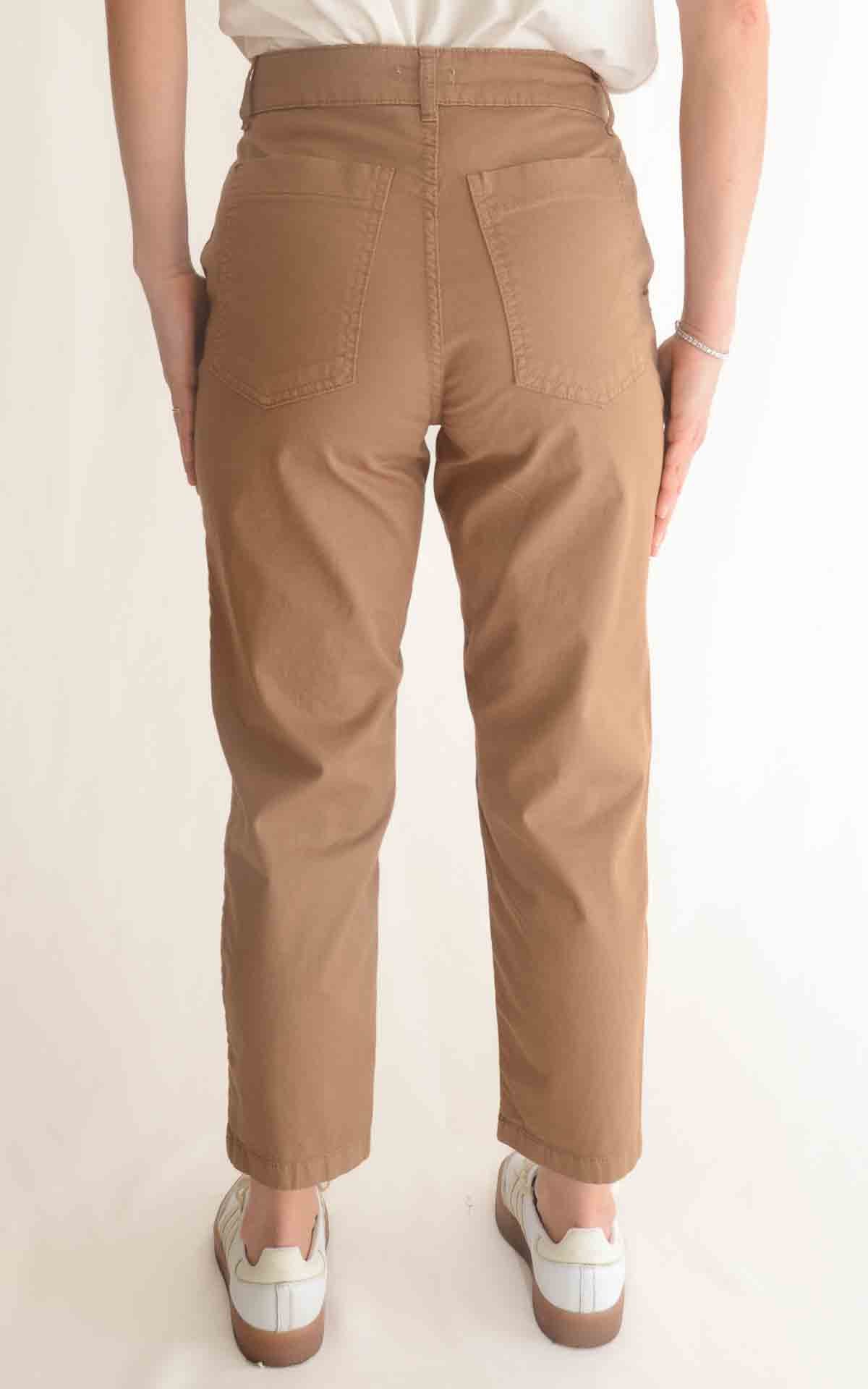 Eco - Pantalone - Pantalone regular bottone gioiello - Tabacco