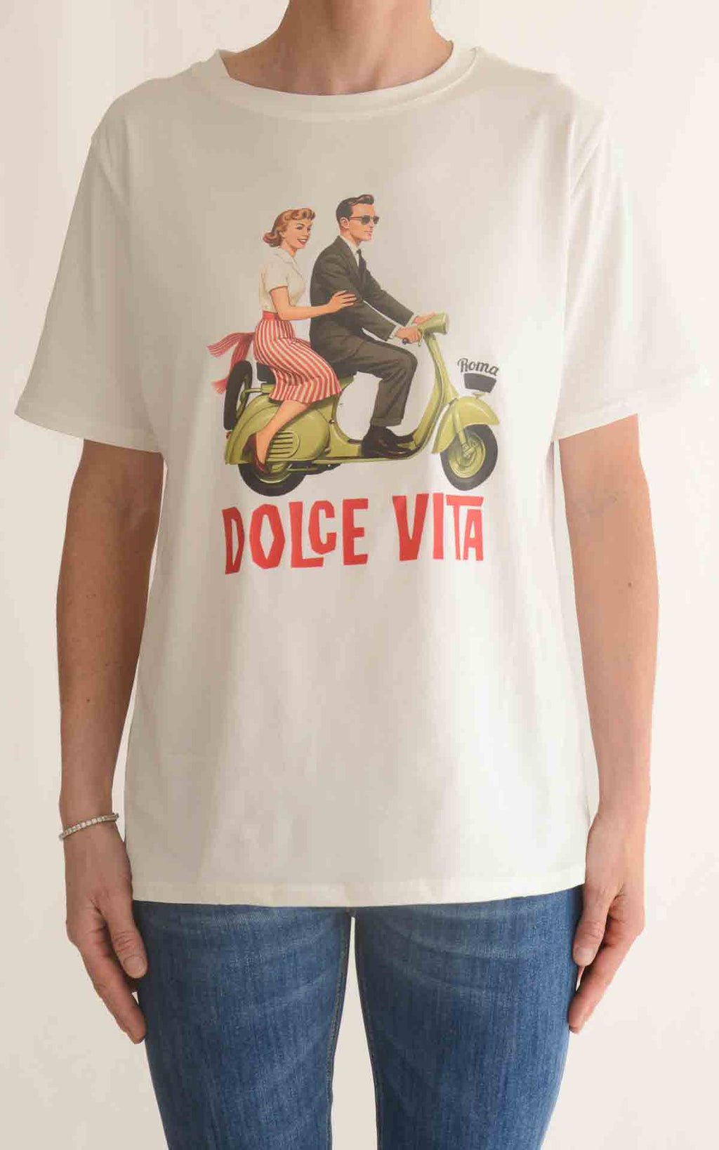 Civico 1 – T-shirt La dolce vita – Bianco