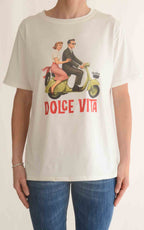 Civico 1 – T-shirt La dolce vita – Bianco