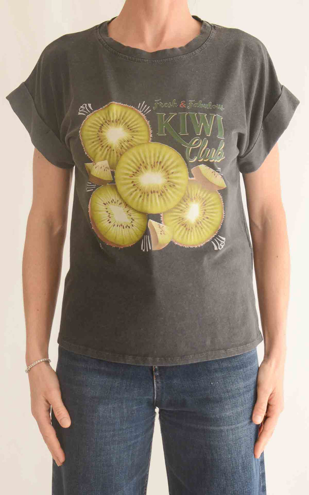 Susymix - T-shirt KIWI - Grigio