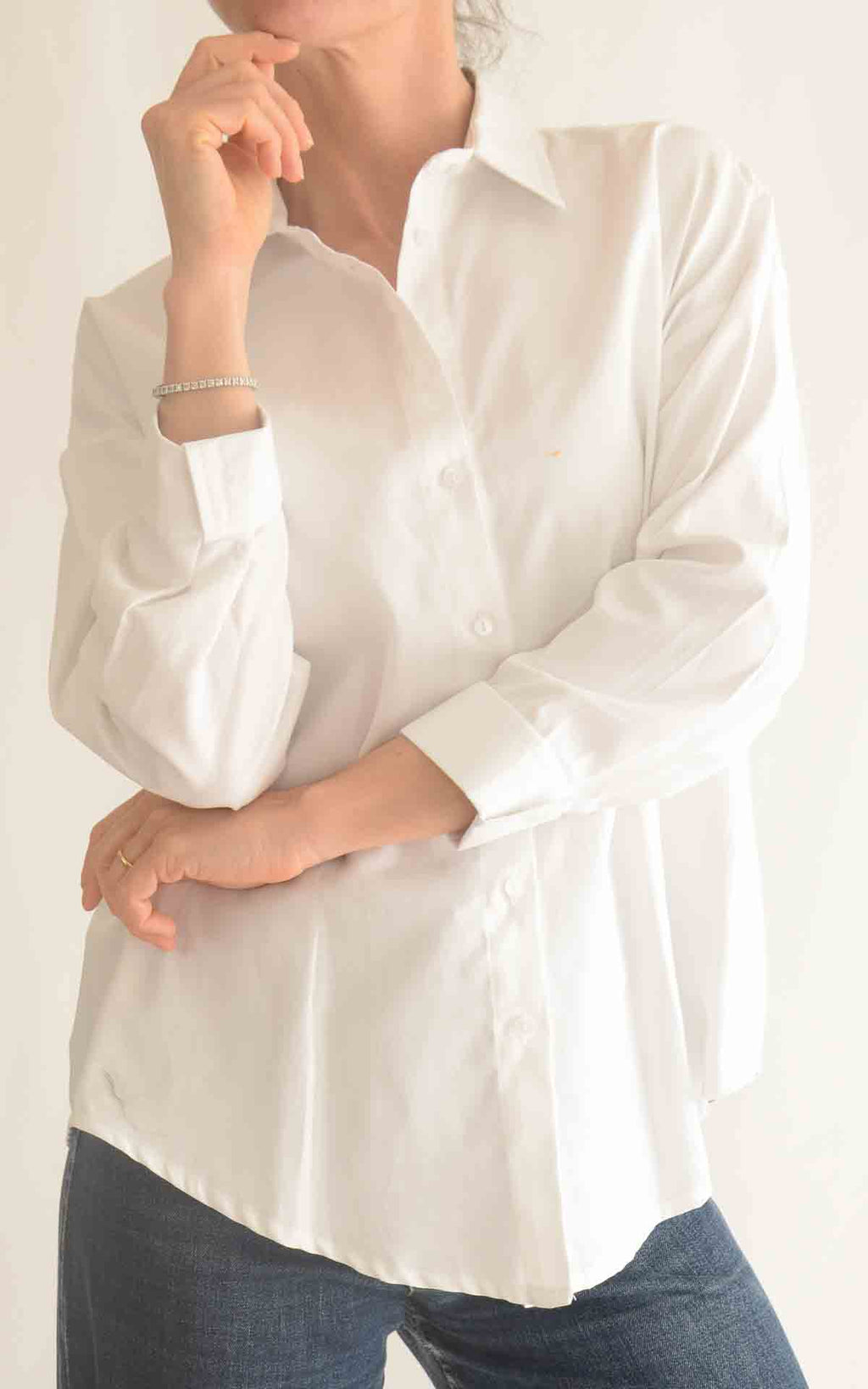 Eco - Camicia over - Bianco