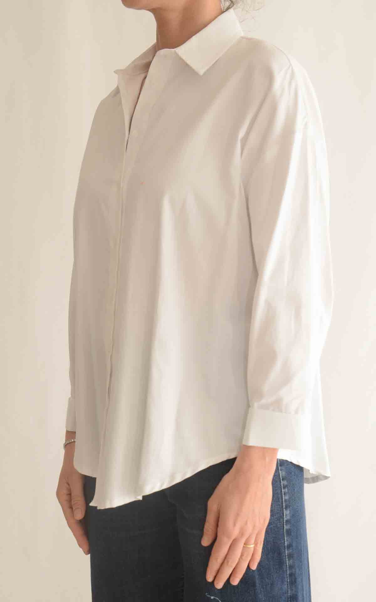 Eco - Camicia over - Bianco