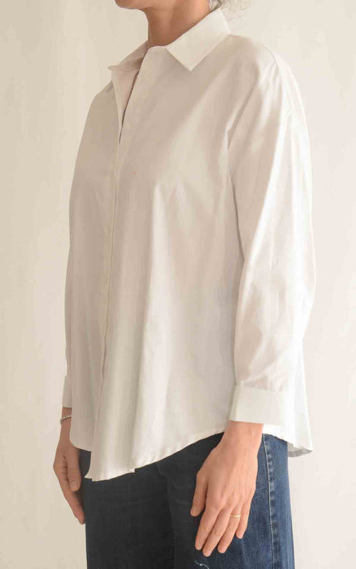 Eco - Camicia over - Bianco