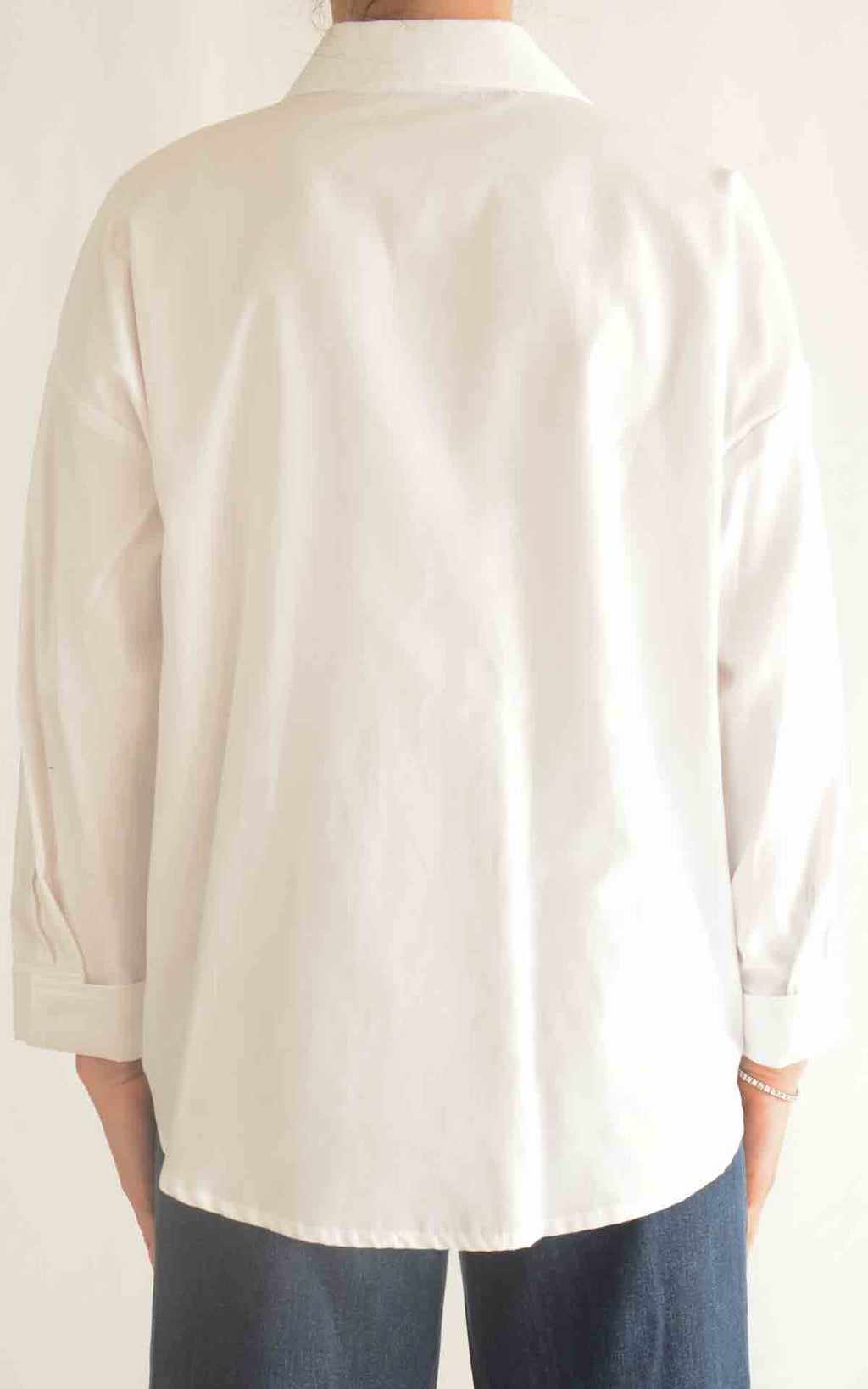 Eco - Camicia over - Bianco