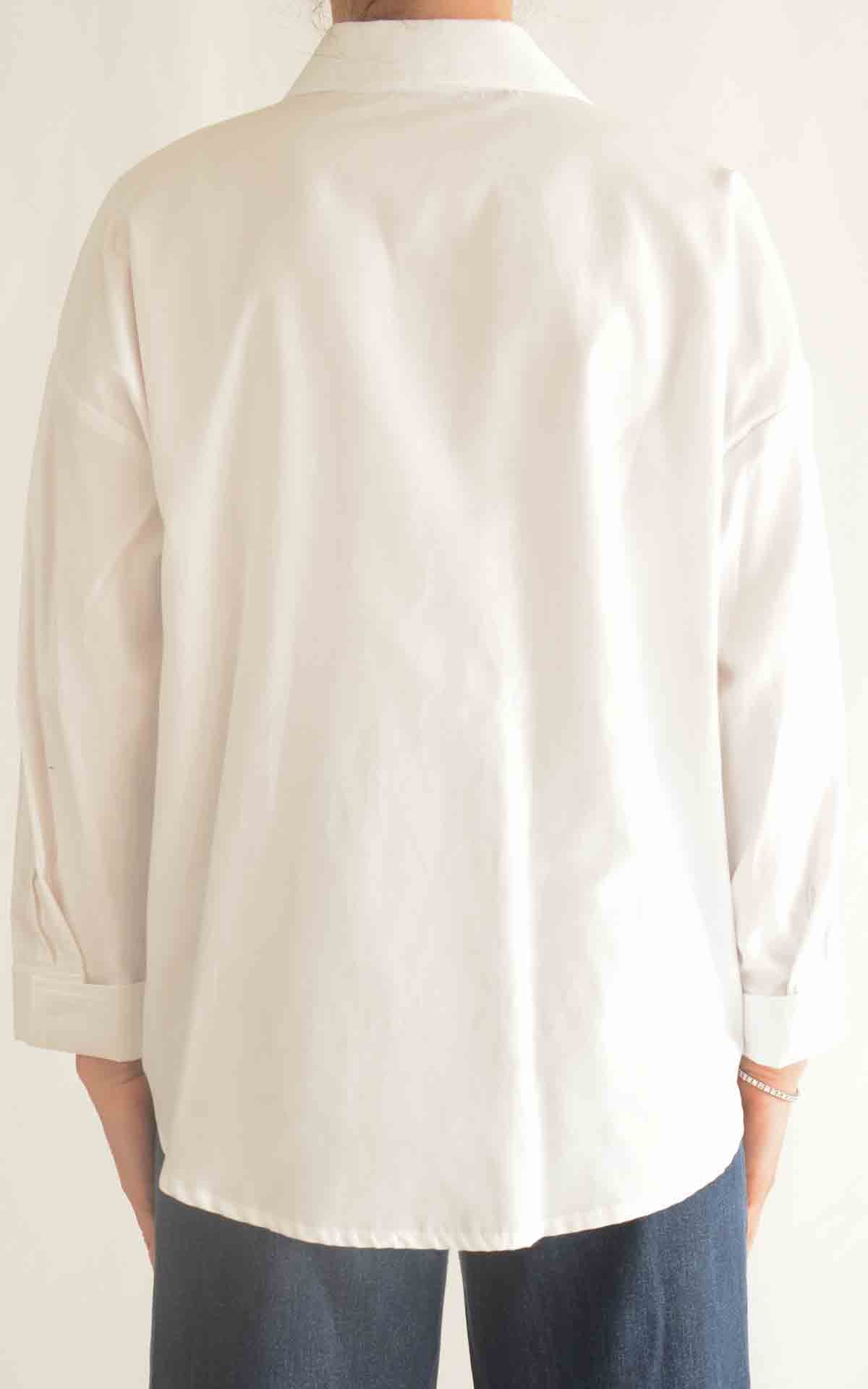 Eco - Camicia over - Bianco